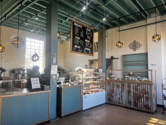 Santa Fe Baked and Brew counter. I wanted one of EVERYTHING!!