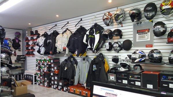 Assortment of Basic Riding Gear: Helmets, Jackets, Gloves!