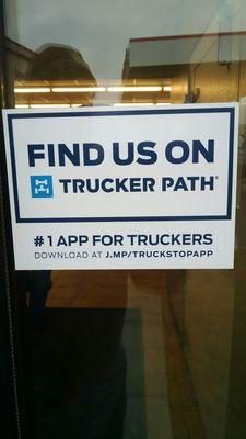 Easy for truckers.