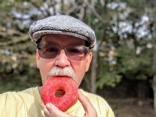 Newest spicy ghost pepper donut from Dunkin' was sweet with a little kick!