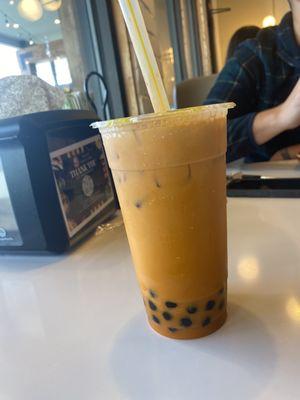 Thai tea boba