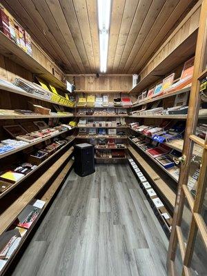 Our walk-in humidor