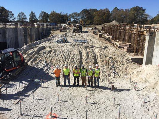 FSI crew working on  Kempsville Recreation Center under construction in Virginia Beach, Virginia