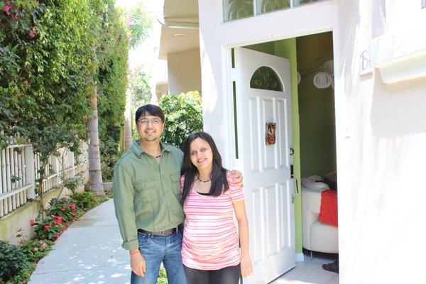 The Guptas, happy in their brand new townhome!