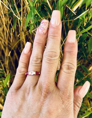 Cherry Blossom ring finger design