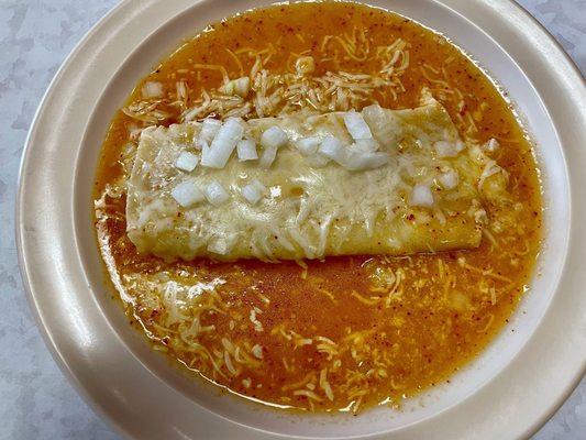 Cheese enchilada