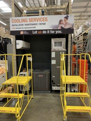 Check out our store display at Home Depot!