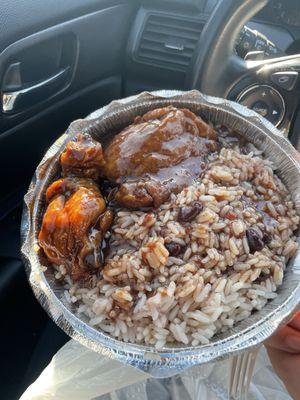 Brown Stew Chicken Lunch Special