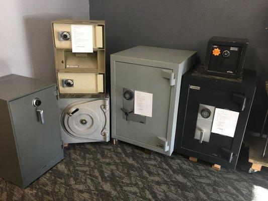 We buy and sell used safes, come check out our always changing inventory