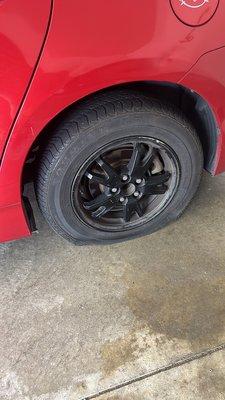 Flat tire