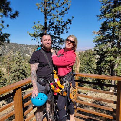 Action zip line tour big bear