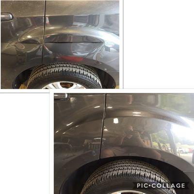 Chevy Equinox quarter panel and door repair