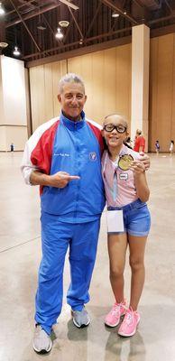 Gold Medal in Kumite at 2018 USA Karate Nationals