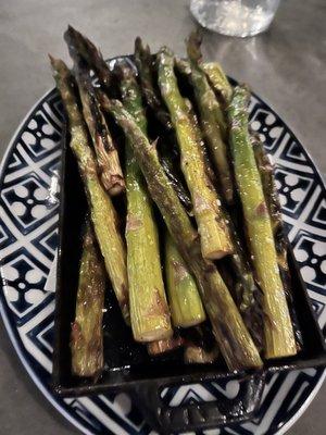 Perfectly grilled asparagus