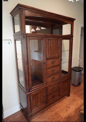 This was the china hutch I won ..it was a steal