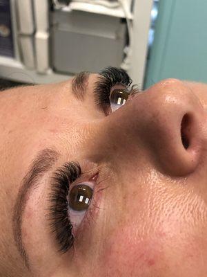 Volume eyelash extensions by Diana at Endless Beauty