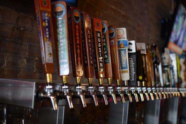 Barley's Brewing, located below Brewcadia, taps and more!