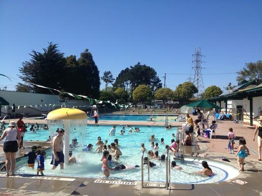 A beautiful day at the pool!