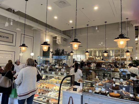 Cashier and pastry area