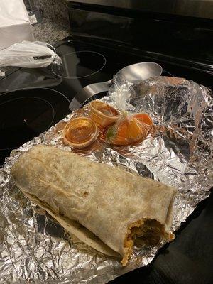 Monster Steak burrito