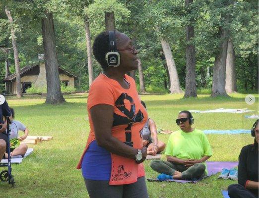 BETTER BELLY WELLNESS launched community classes 7/2023.  In this photo, Ki is teaching a massage technique for home use. Nice empowerment!