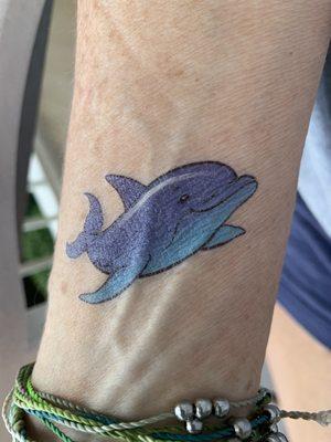 You can get a dolphin tattoo