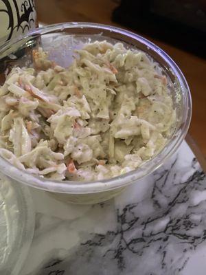 Coleslaw (just needed something sweet added to it)