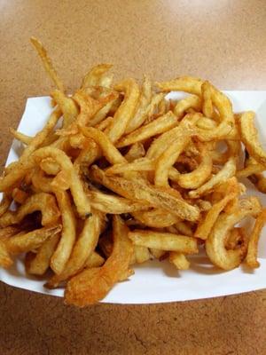 Curly fries (terrible)