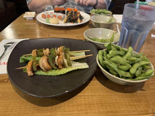 Yaki-tori (Chicken with teriyaki sauce)