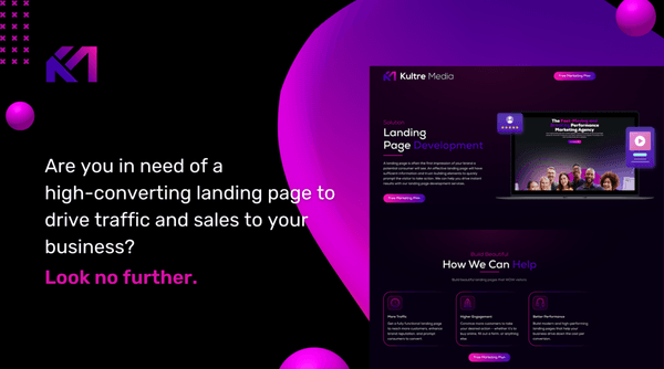 Landing page Development