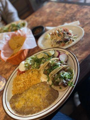 4. Taco Plate Combo and Baja fish taco