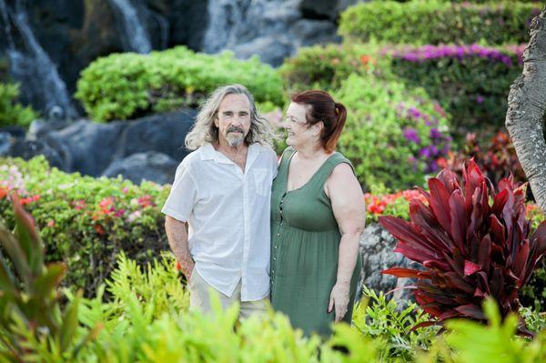 Husband and wife at grand hyatt