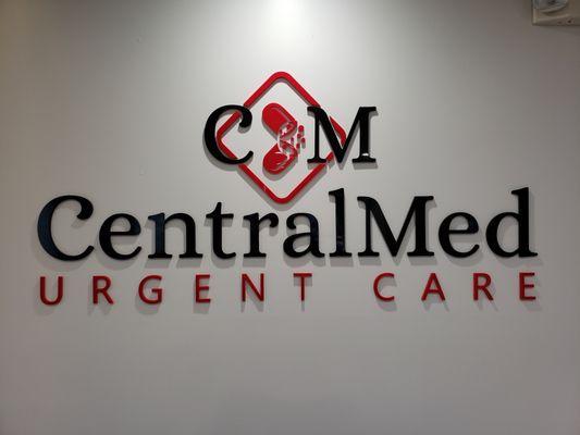 CentralMed interior sign