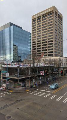 Views of the Ave from 2nd floor