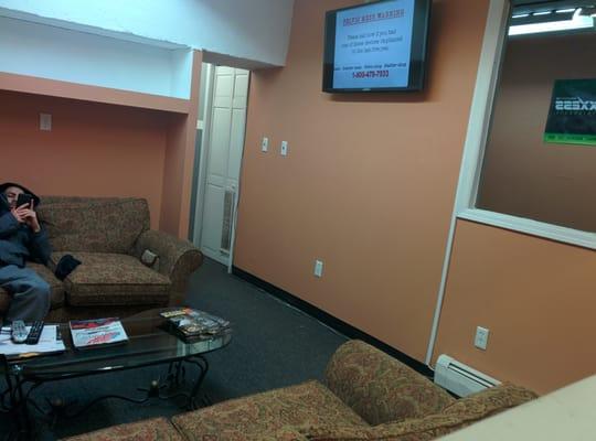 Waiting room area