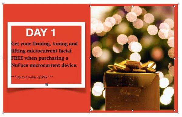 Day 1 of #12DaysofChristmas valid on December 12th, 2017