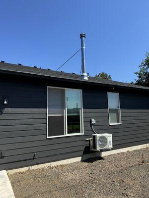 Chimney installation