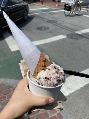 $10.50 for 2 scoops and a cone