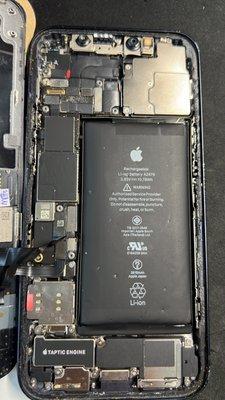 Battery replacement for iPhone.  Get your swollen battery replaced same day