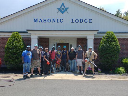 Stoughton Masonic Building, home of Rising Star Lodge