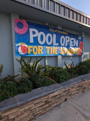 Pool open for the summer!