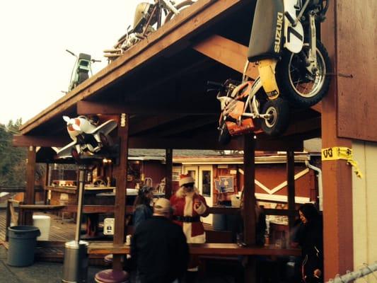 Santa spotted at City Hall Saloon on Christmas Eve!