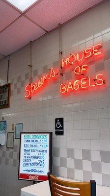 House of Bagels Sign