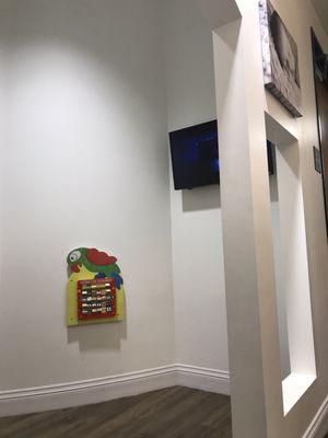 Tv in kid's area