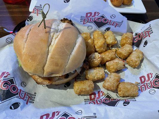 The saddest chicken sandwich on planet earth.