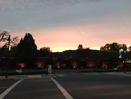 Sunset in Yountville