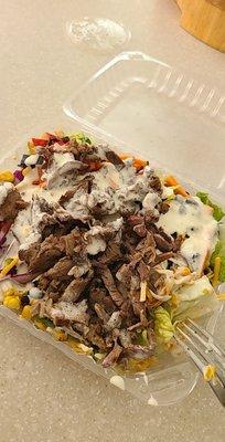 Tri tip salad. -Half Portion.-