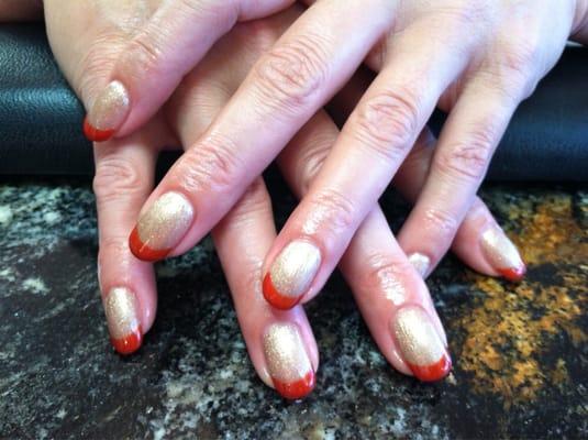 Acrylics with Gel Lacquer