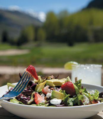 Clubhouse salad and margarita - perfect summer combo!