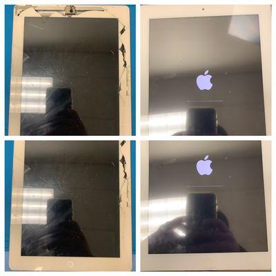 iPad screen replacement.